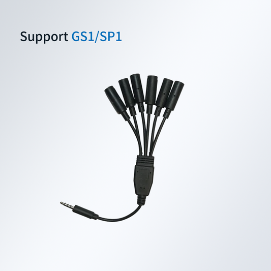 UbiBot Audio Splitter-1 male to 6 females