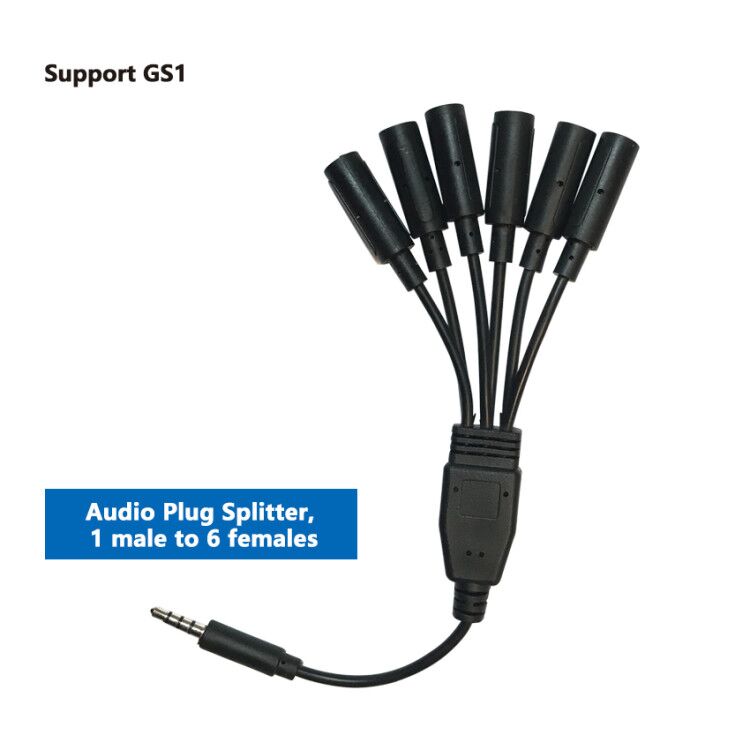 UbiBot Audio Splitter-1 male to 6 females