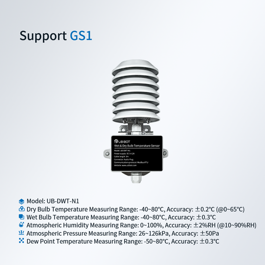 UbiBot Wet & Dry Bulb Temperature Sensor
