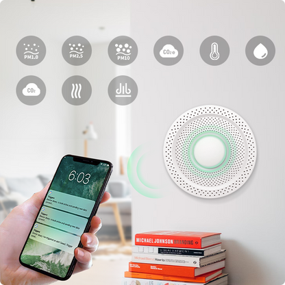 UbiBot AQS1 Smart Air Quality Sensor WiFi & 4G Version