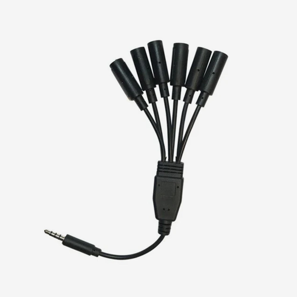 UbiBot Audio Splitter-1 male to 6 females