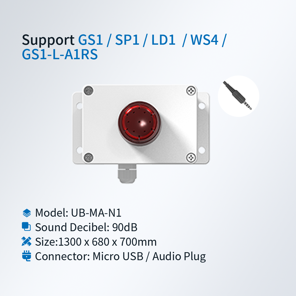 RS485 Light and Siren Alarm / UB-MA-N1-Audio
